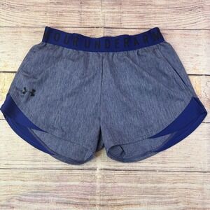 Under Armour Heatgear Loose Womens Activewear Athletic Shorts Size‎ XS Blue